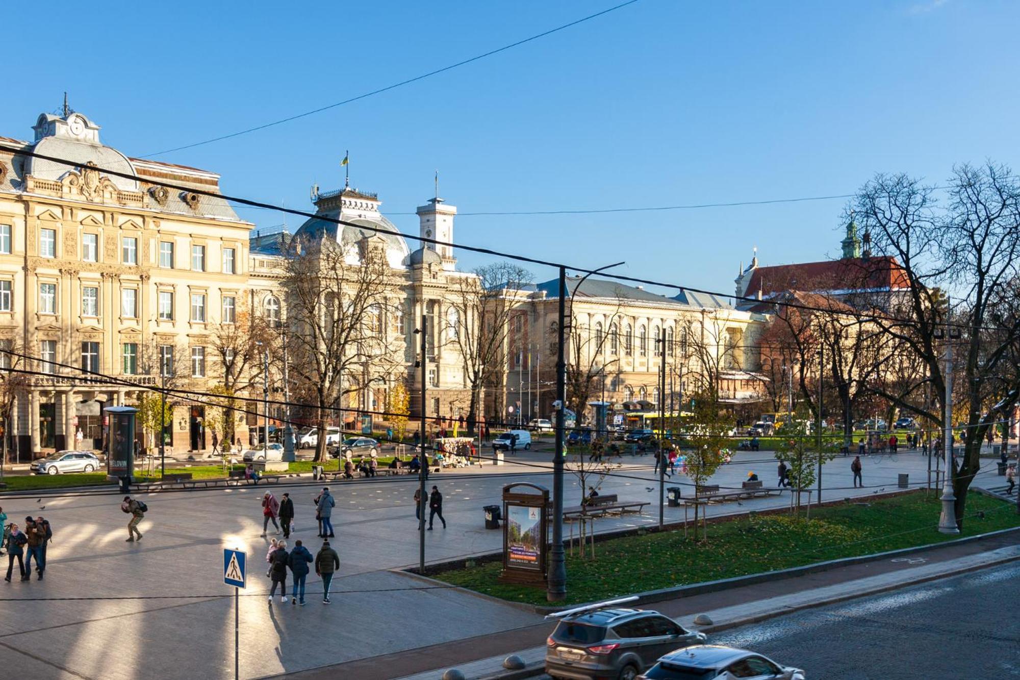 Апартаменти Leogrand Vip On Svobody Avenue 43 Львів Екстер'єр фото